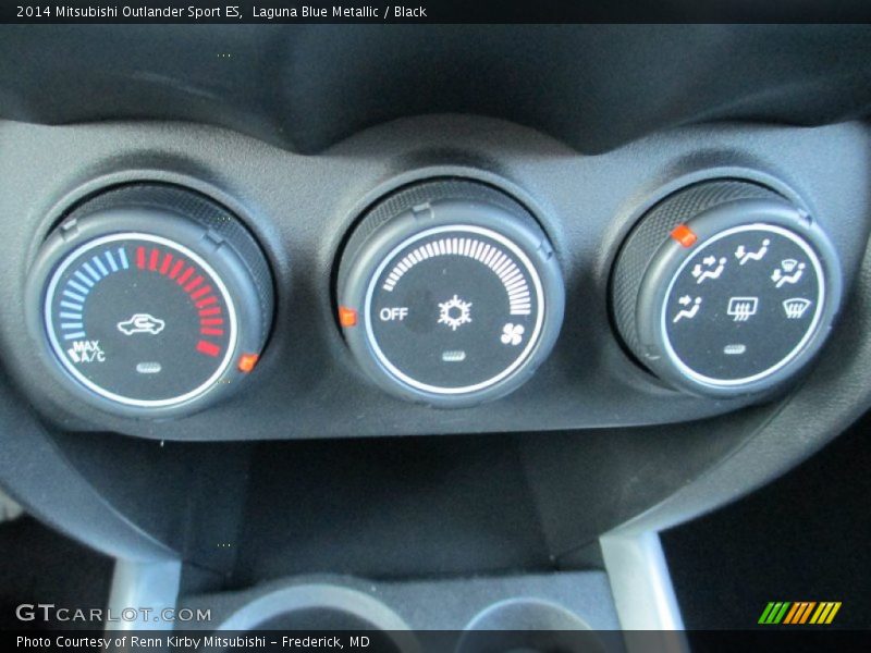 Laguna Blue Metallic / Black 2014 Mitsubishi Outlander Sport ES