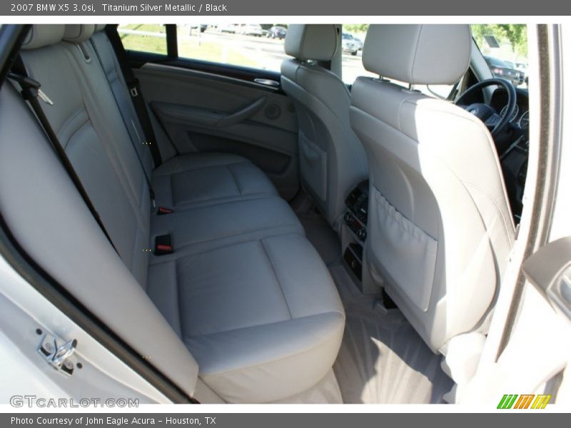 Titanium Silver Metallic / Black 2007 BMW X5 3.0si