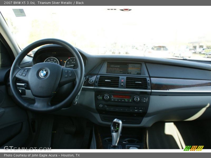 Titanium Silver Metallic / Black 2007 BMW X5 3.0si