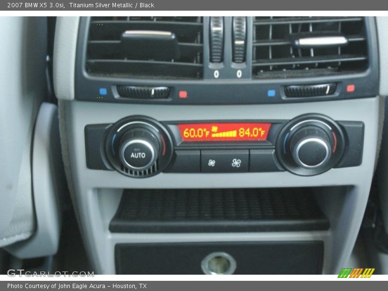 Titanium Silver Metallic / Black 2007 BMW X5 3.0si