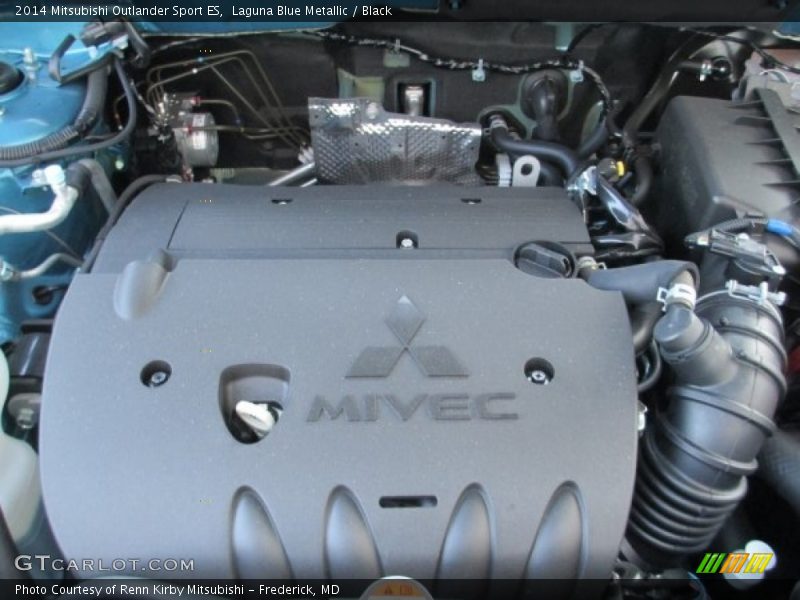 Laguna Blue Metallic / Black 2014 Mitsubishi Outlander Sport ES