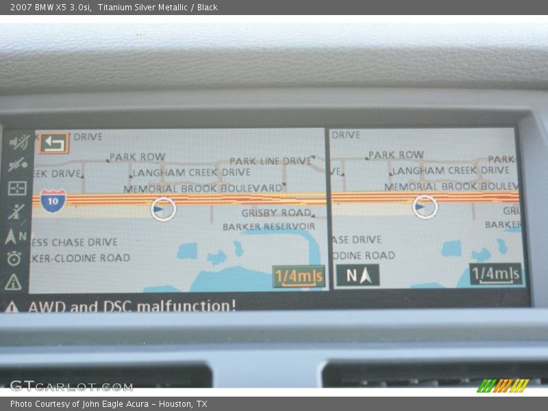 Titanium Silver Metallic / Black 2007 BMW X5 3.0si