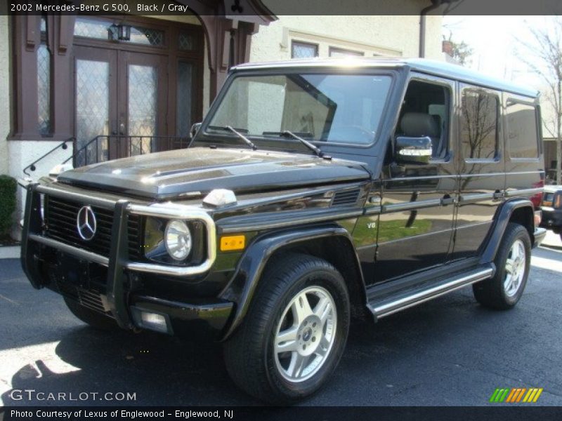 Black / Gray 2002 Mercedes-Benz G 500