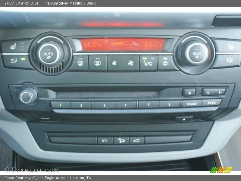 Titanium Silver Metallic / Black 2007 BMW X5 3.0si