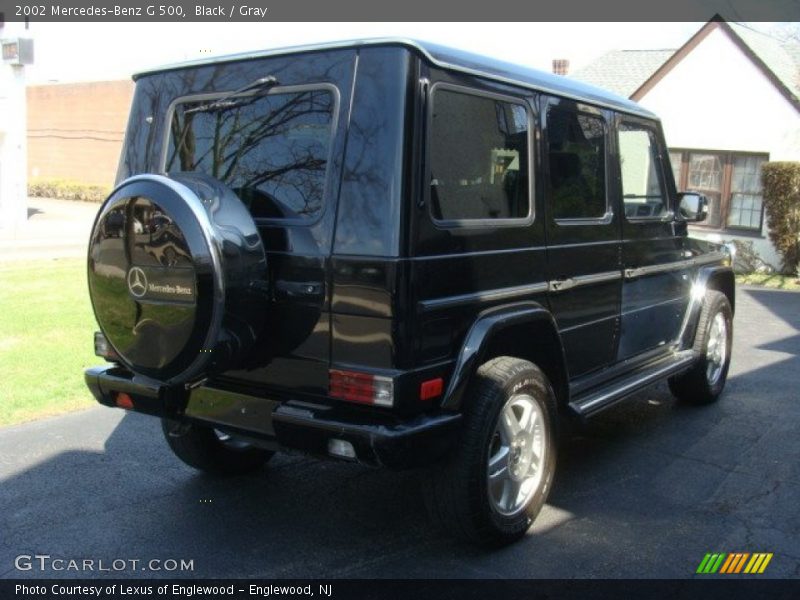 Black / Gray 2002 Mercedes-Benz G 500