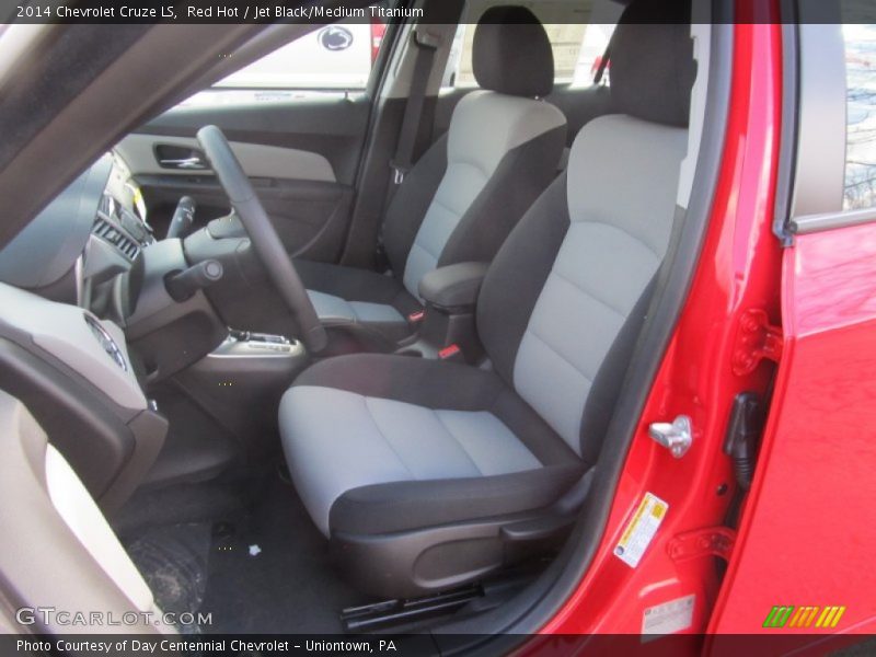 Red Hot / Jet Black/Medium Titanium 2014 Chevrolet Cruze LS