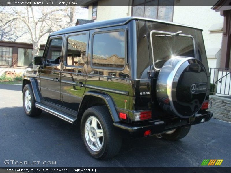 Black / Gray 2002 Mercedes-Benz G 500