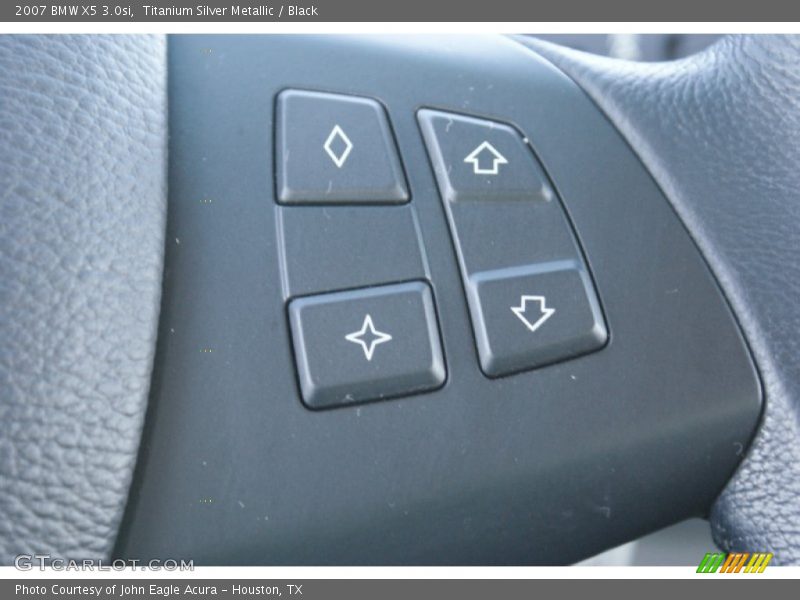 Titanium Silver Metallic / Black 2007 BMW X5 3.0si