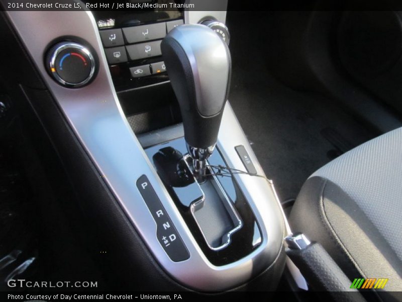 Red Hot / Jet Black/Medium Titanium 2014 Chevrolet Cruze LS