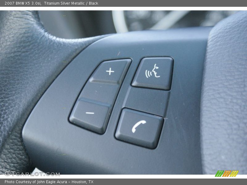 Titanium Silver Metallic / Black 2007 BMW X5 3.0si