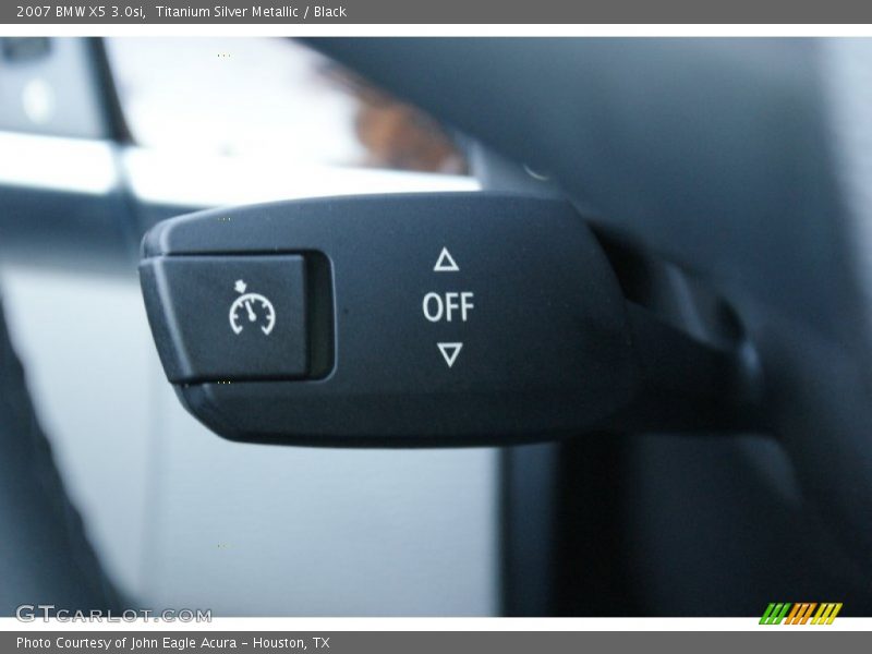 Titanium Silver Metallic / Black 2007 BMW X5 3.0si
