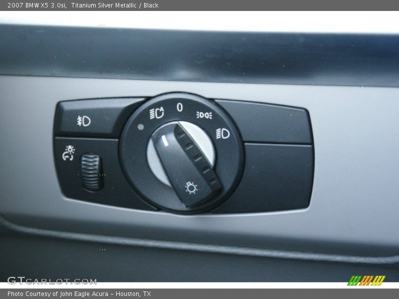 Titanium Silver Metallic / Black 2007 BMW X5 3.0si