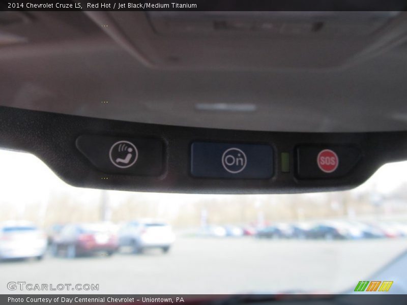 Red Hot / Jet Black/Medium Titanium 2014 Chevrolet Cruze LS