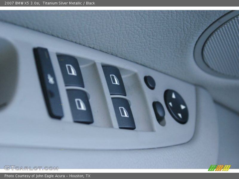 Titanium Silver Metallic / Black 2007 BMW X5 3.0si