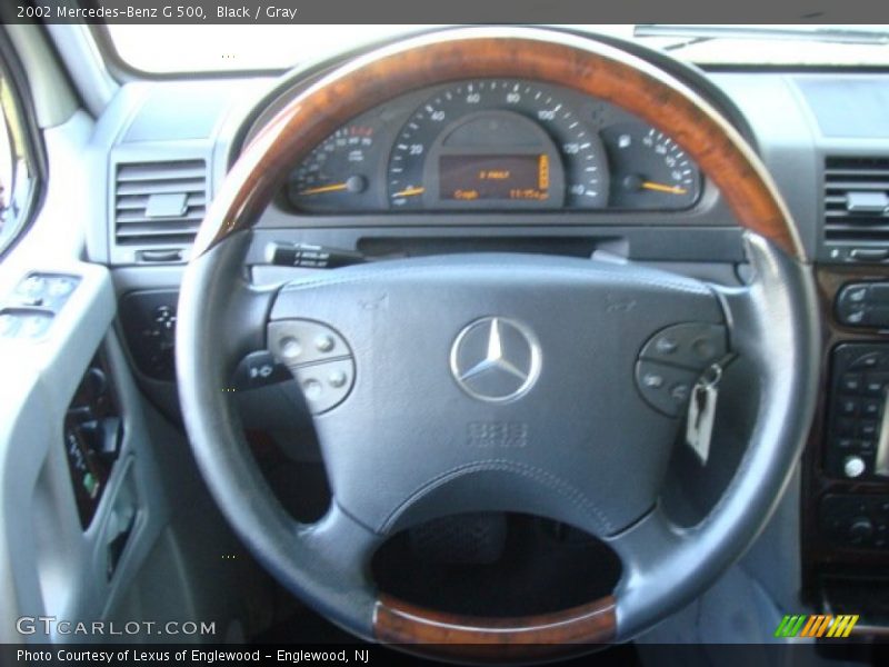 Black / Gray 2002 Mercedes-Benz G 500