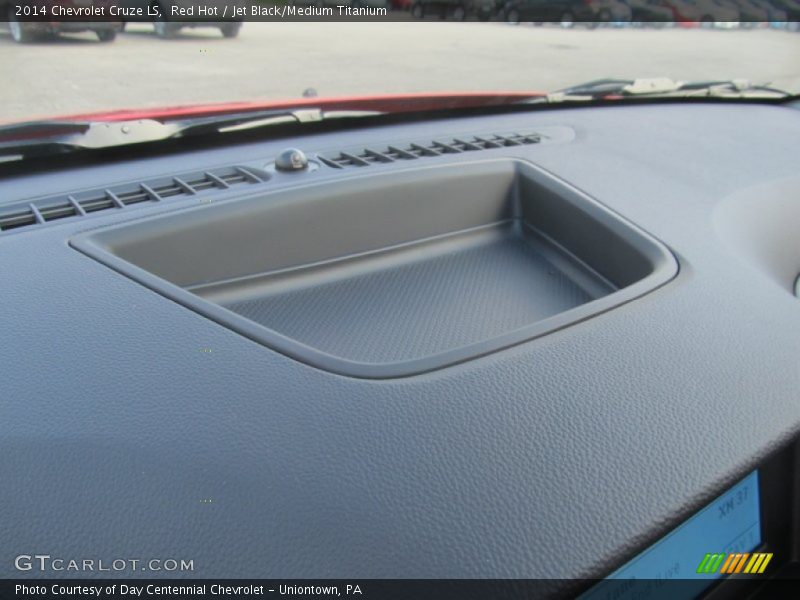 Red Hot / Jet Black/Medium Titanium 2014 Chevrolet Cruze LS