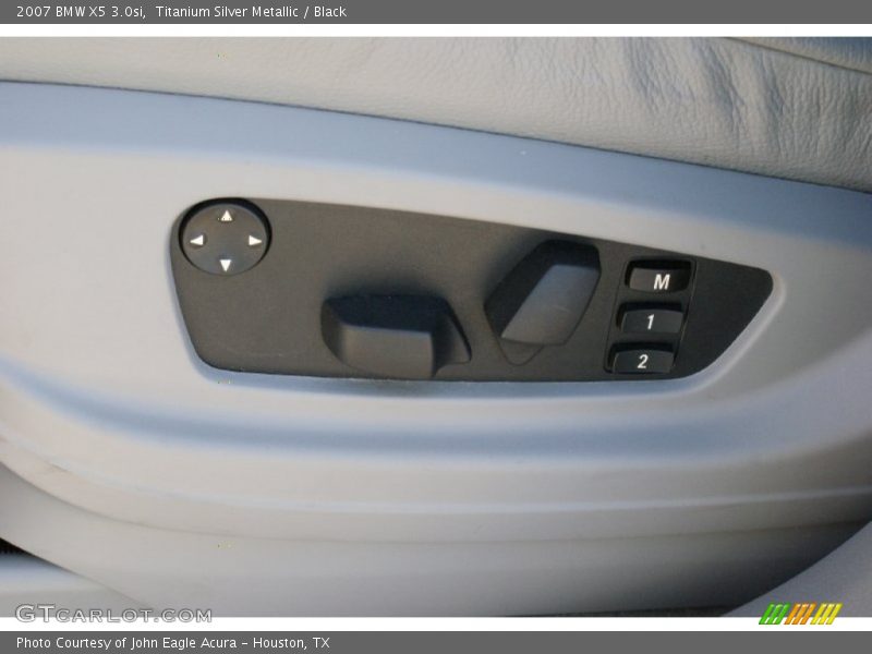 Titanium Silver Metallic / Black 2007 BMW X5 3.0si