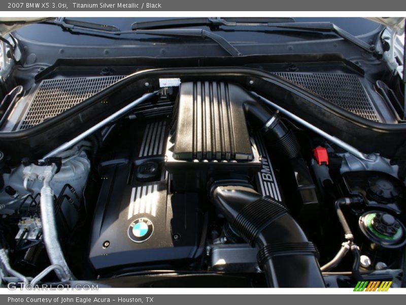Titanium Silver Metallic / Black 2007 BMW X5 3.0si