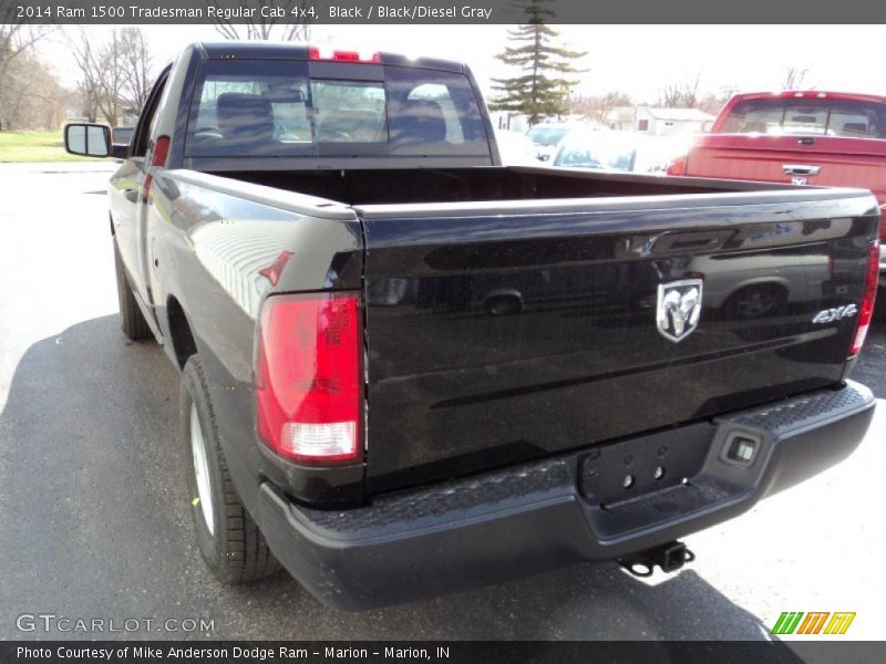 Black / Black/Diesel Gray 2014 Ram 1500 Tradesman Regular Cab 4x4