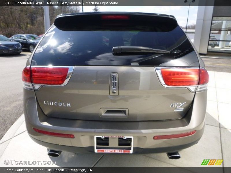Mineral Gray Metallic / Medium Light Stone 2012 Lincoln MKX AWD