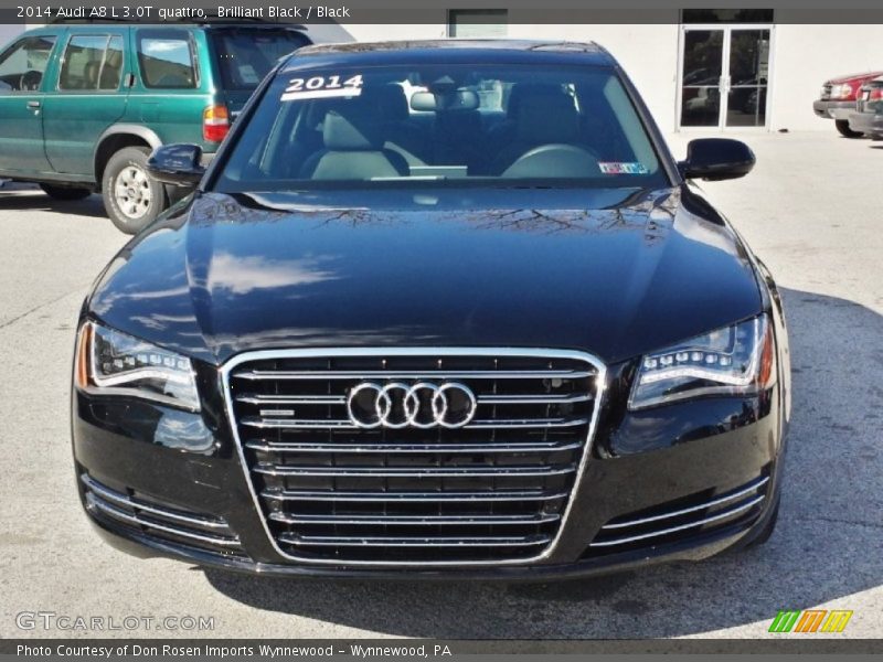 Brilliant Black / Black 2014 Audi A8 L 3.0T quattro