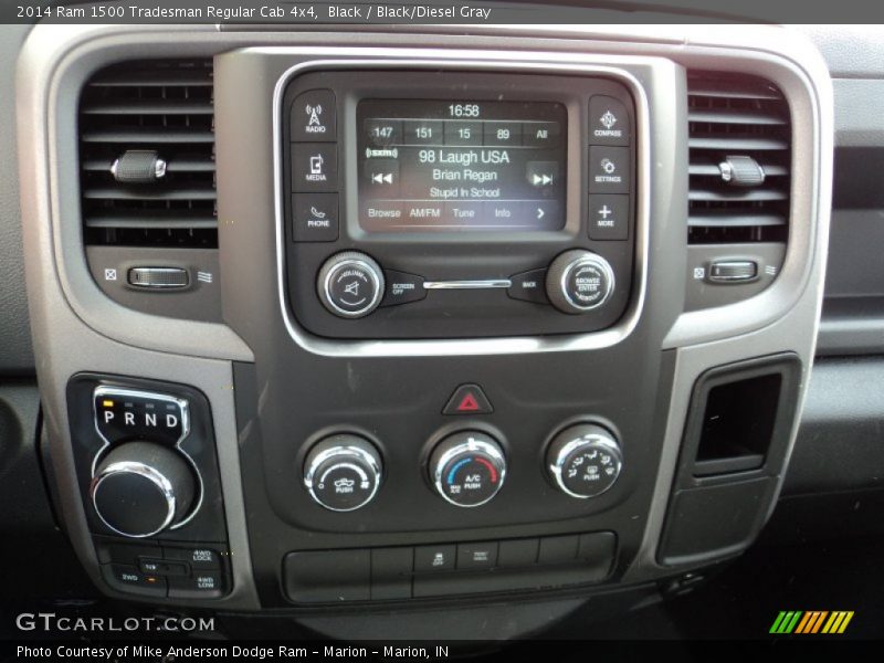 Black / Black/Diesel Gray 2014 Ram 1500 Tradesman Regular Cab 4x4
