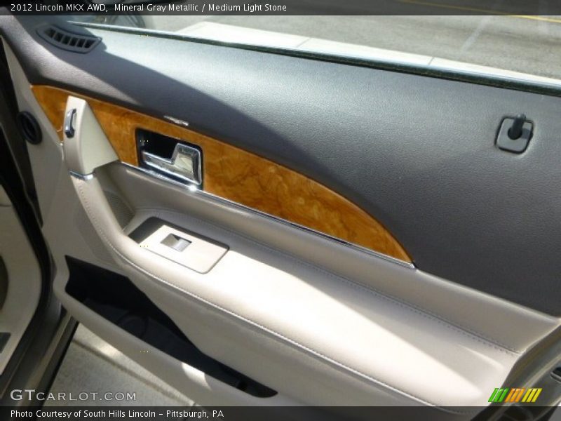 Mineral Gray Metallic / Medium Light Stone 2012 Lincoln MKX AWD