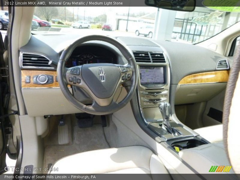 Mineral Gray Metallic / Medium Light Stone 2012 Lincoln MKX AWD