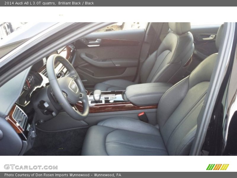 Brilliant Black / Black 2014 Audi A8 L 3.0T quattro