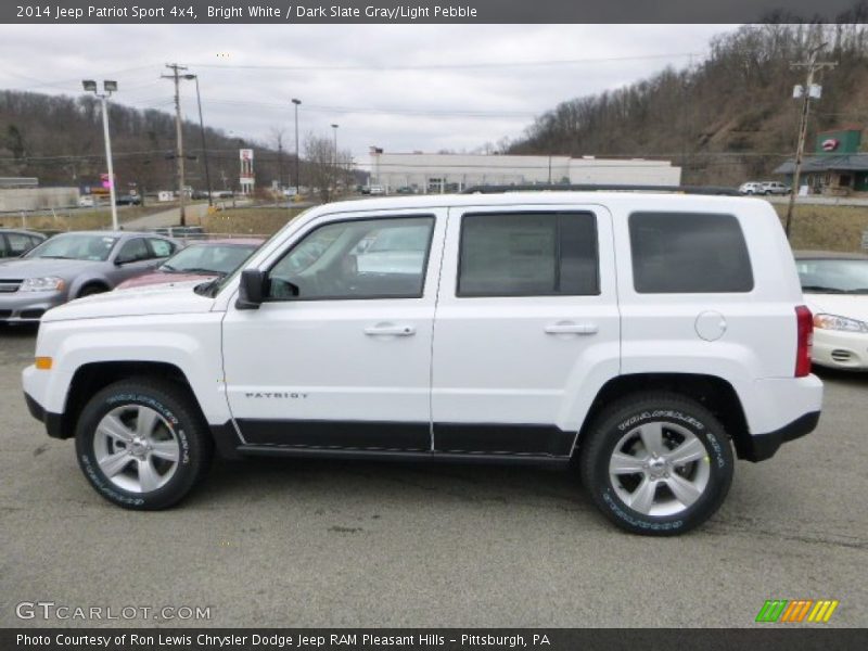 Bright White / Dark Slate Gray/Light Pebble 2014 Jeep Patriot Sport 4x4