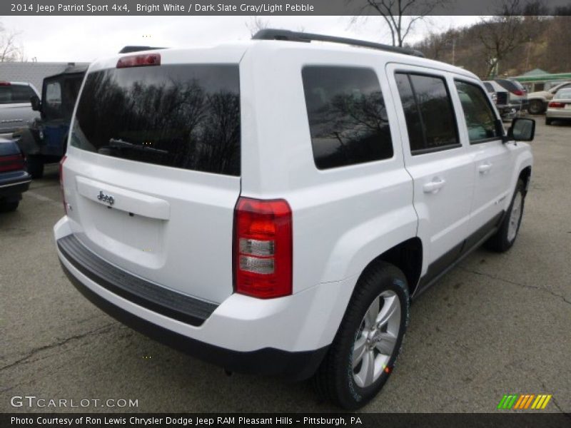 Bright White / Dark Slate Gray/Light Pebble 2014 Jeep Patriot Sport 4x4