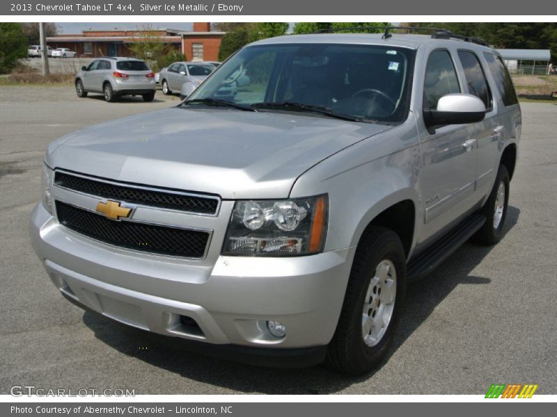 Silver Ice Metallic / Ebony 2013 Chevrolet Tahoe LT 4x4