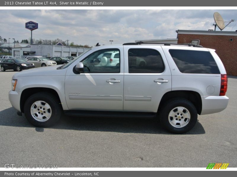 Silver Ice Metallic / Ebony 2013 Chevrolet Tahoe LT 4x4