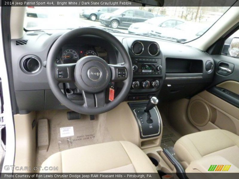 Bright White / Dark Slate Gray/Light Pebble 2014 Jeep Patriot Sport 4x4