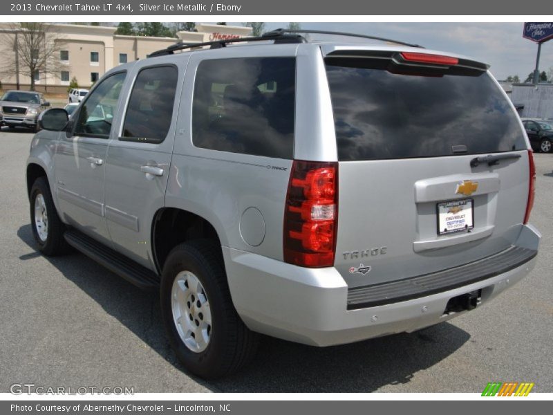 Silver Ice Metallic / Ebony 2013 Chevrolet Tahoe LT 4x4