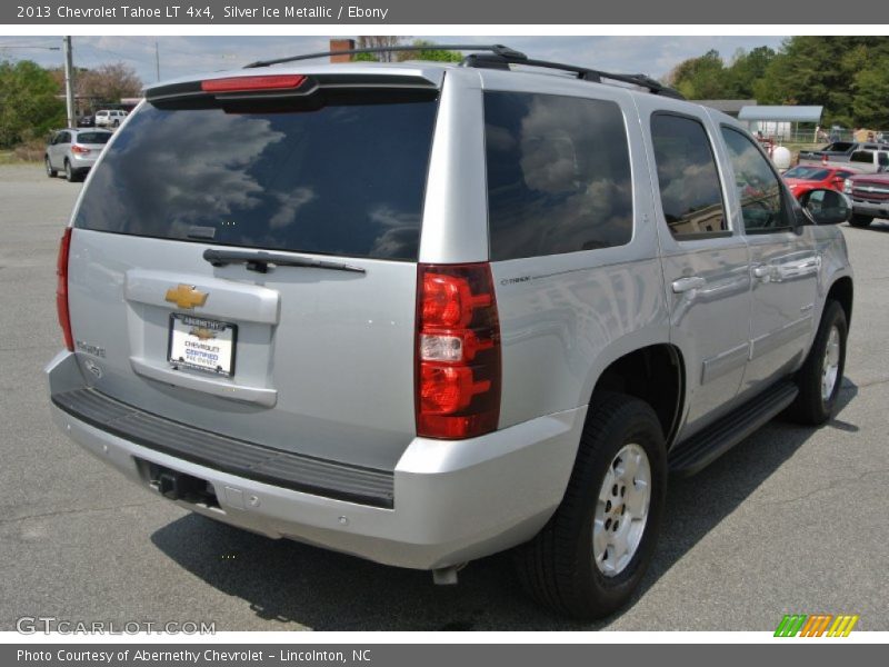 Silver Ice Metallic / Ebony 2013 Chevrolet Tahoe LT 4x4