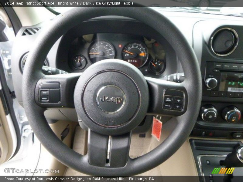 Bright White / Dark Slate Gray/Light Pebble 2014 Jeep Patriot Sport 4x4