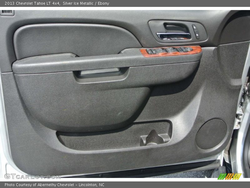 Silver Ice Metallic / Ebony 2013 Chevrolet Tahoe LT 4x4