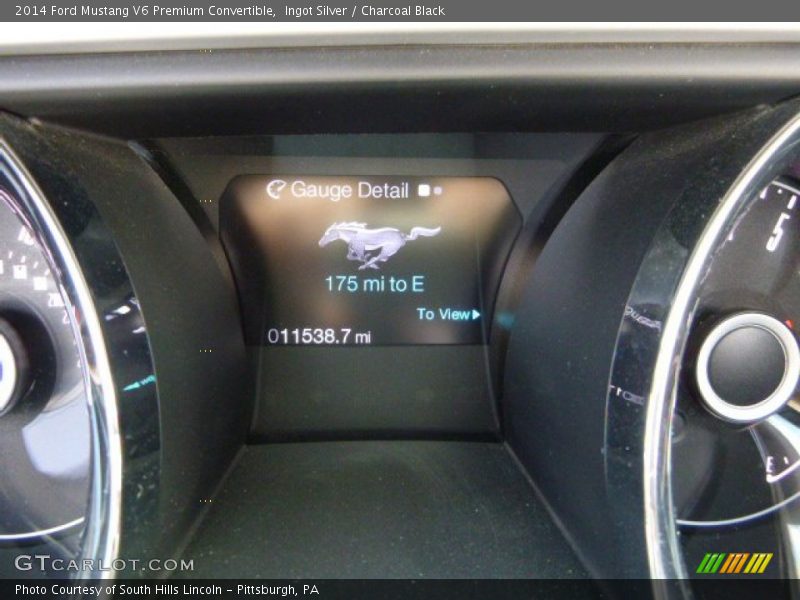  2014 Mustang V6 Premium Convertible V6 Premium Convertible Gauges