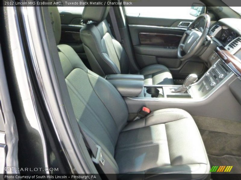 Tuxedo Black Metallic / Charcoal Black 2012 Lincoln MKS EcoBoost AWD