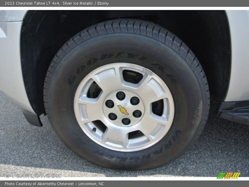 Silver Ice Metallic / Ebony 2013 Chevrolet Tahoe LT 4x4