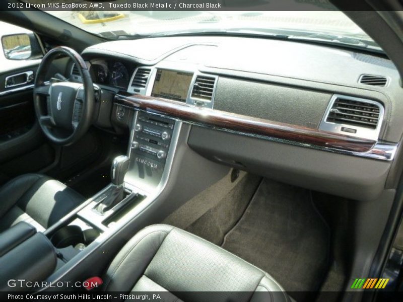 Tuxedo Black Metallic / Charcoal Black 2012 Lincoln MKS EcoBoost AWD