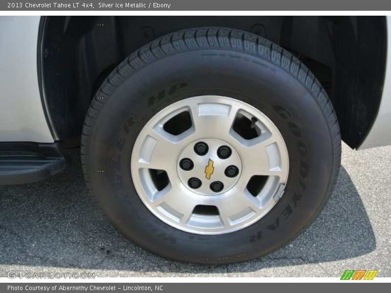Silver Ice Metallic / Ebony 2013 Chevrolet Tahoe LT 4x4