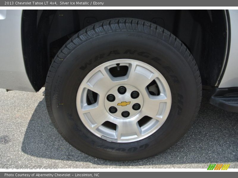 Silver Ice Metallic / Ebony 2013 Chevrolet Tahoe LT 4x4