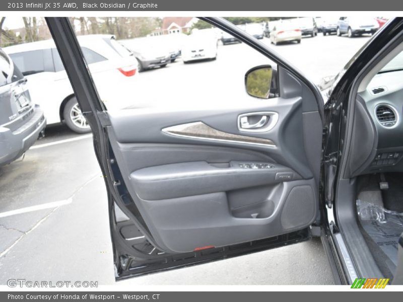 Black Obsidian / Graphite 2013 Infiniti JX 35 AWD