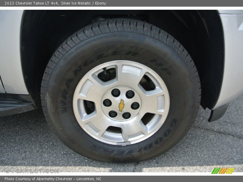 Silver Ice Metallic / Ebony 2013 Chevrolet Tahoe LT 4x4