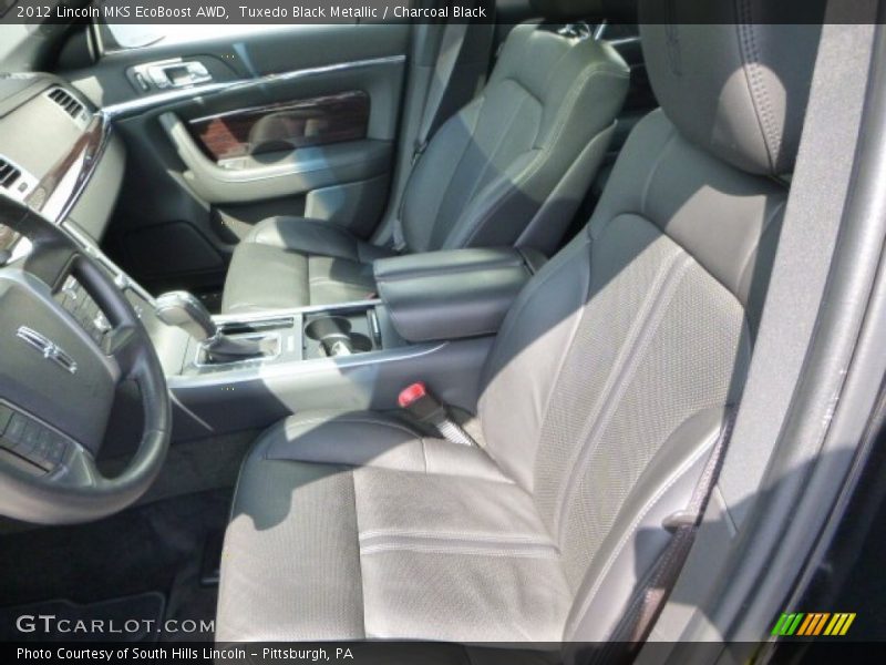 Tuxedo Black Metallic / Charcoal Black 2012 Lincoln MKS EcoBoost AWD
