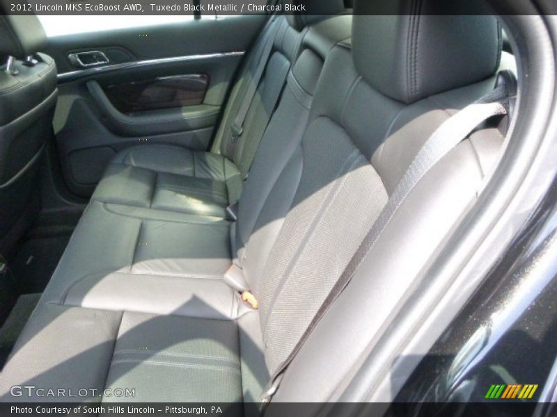 Tuxedo Black Metallic / Charcoal Black 2012 Lincoln MKS EcoBoost AWD