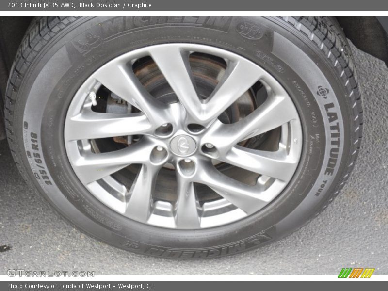 Black Obsidian / Graphite 2013 Infiniti JX 35 AWD