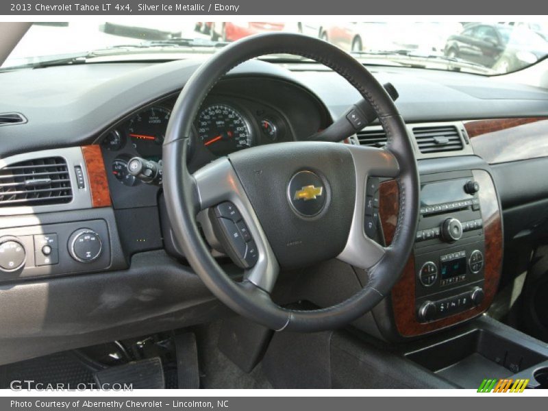 Silver Ice Metallic / Ebony 2013 Chevrolet Tahoe LT 4x4